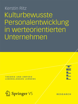 cover image of Kulturbewusste Personalentwicklung in werteorientierten Unternehmen